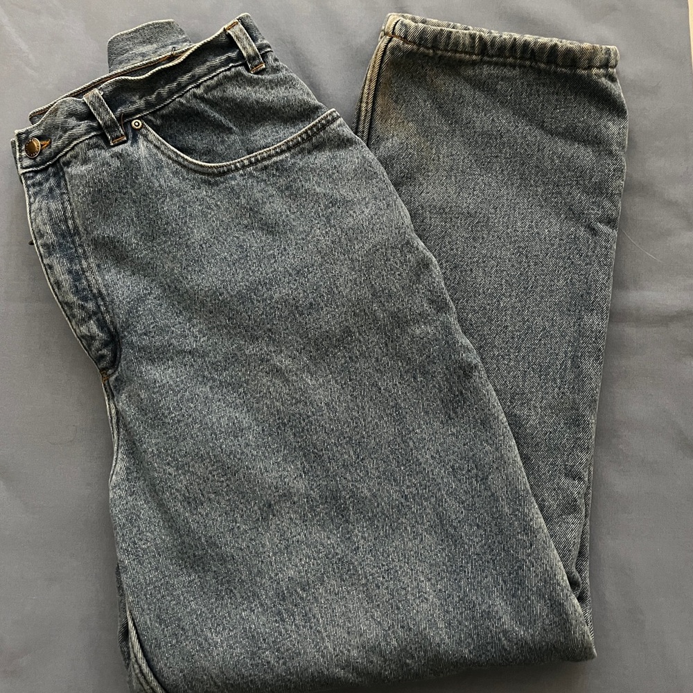 Vintage Outer Rim Men’s Flannel Lined Blue Jeans 40” W x 30” L